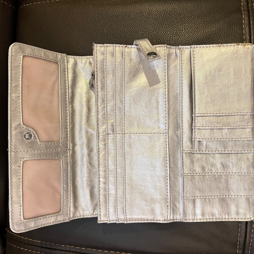 Kipling Metallic Silver Wallet - Picture 3 of 7